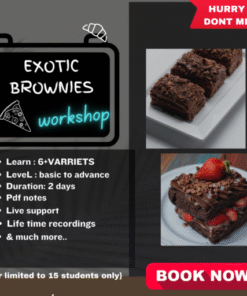 Commercial Brownies Baking Masterclass Course