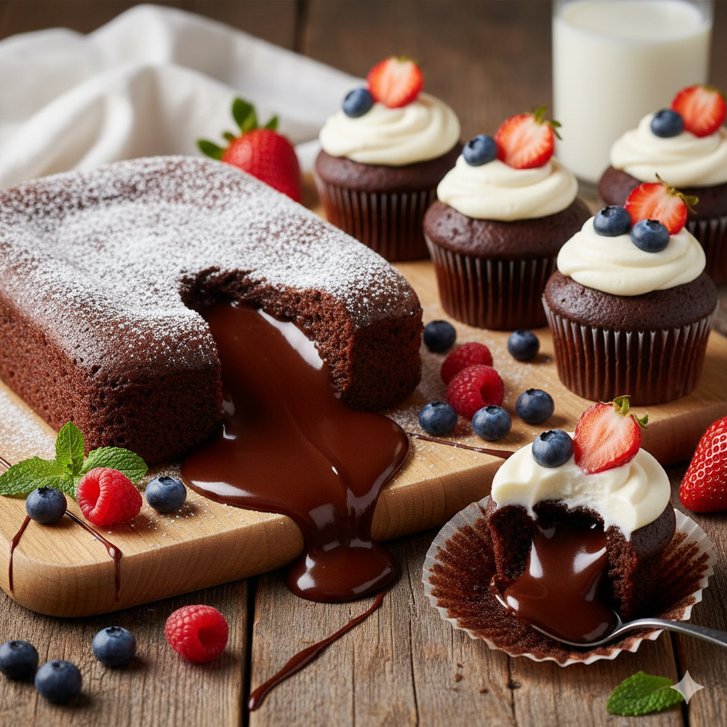 Jumbo Lava Cakes