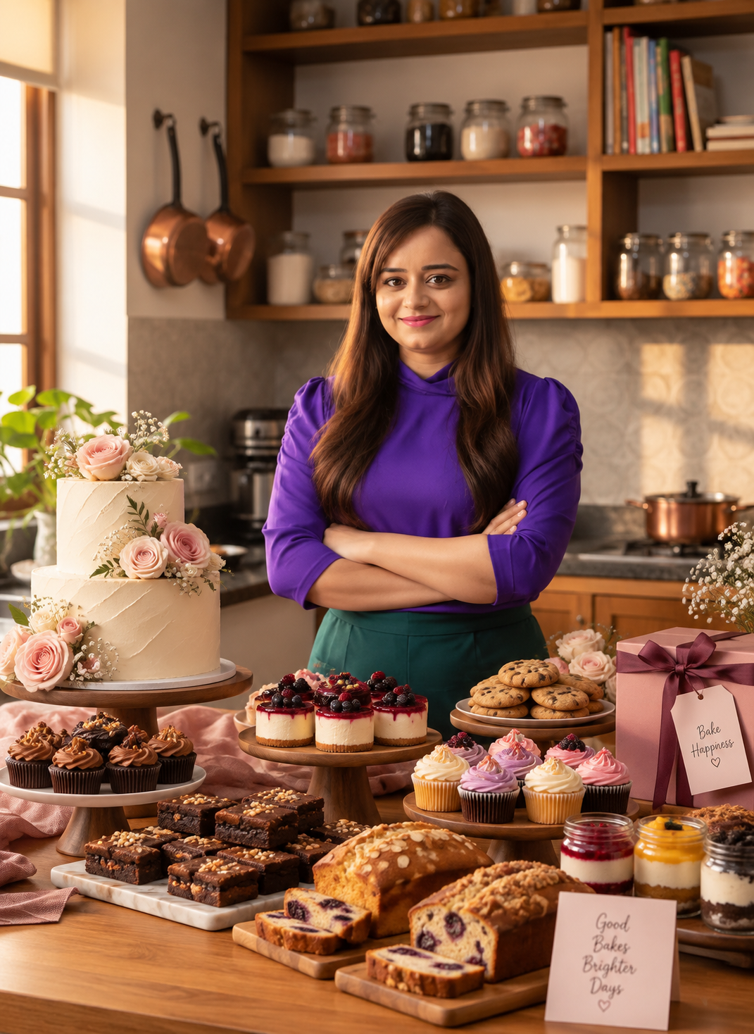 Morisha Alimchandani, founder and baking mentor at Bake It Smart