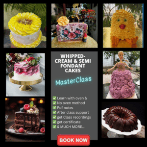 Whipped Cream & Semi-Fondant Masterclass